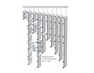 Picture of Alusign Indoor Face Panel Profile, 2 Slidings