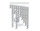 Picture of Alusign Indoor Face Panel Profile, 2 Sidings - Dymo