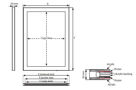 Picture of M&T Displays Clik-clak Snap Frames LED - LEDbox Magneco