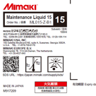Bild von Mimaki Maintenance Liquid 15