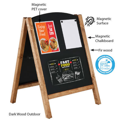 Picture of M&T Displays Wood Outdoor A Board