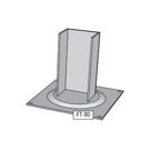 Picture of Alusign Outdoor Foot for Square Post, 1 track