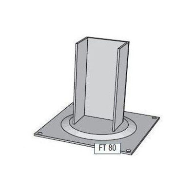 Picture of Alusign Outdoor Foot for Square Post, 1 track